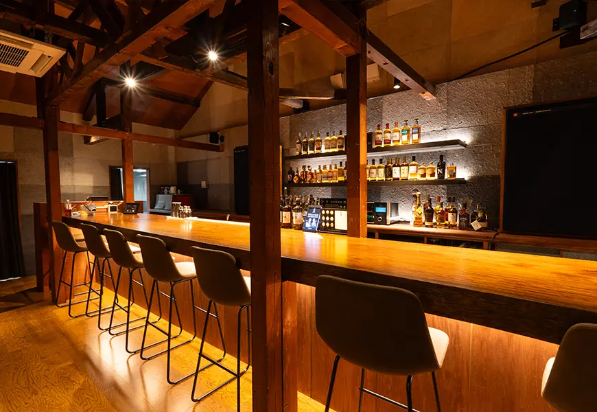 ウイスキーとグラス